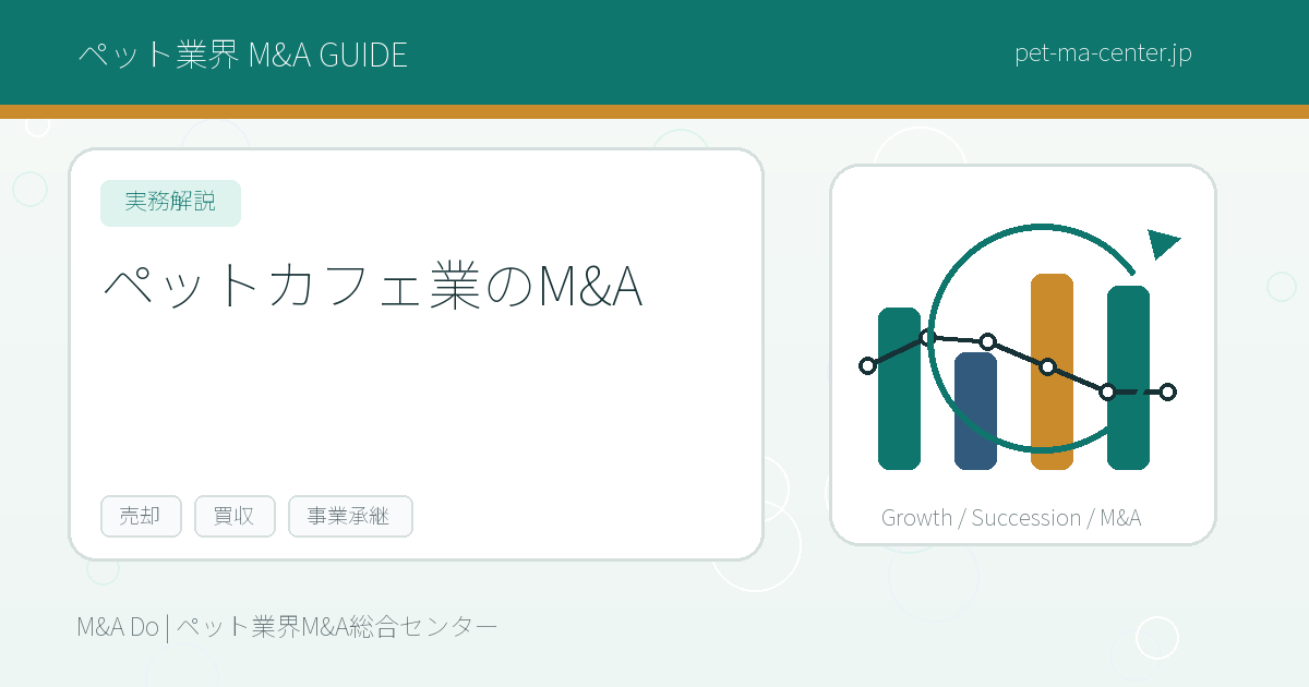 【2026年最新】ペットカフェ業のM&Aとは？売却・買収の流れと成功のポイントを徹底解説 のアイキャッチ画像